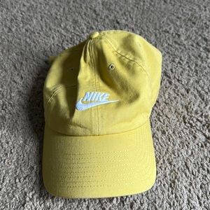 Yellow baseball cap